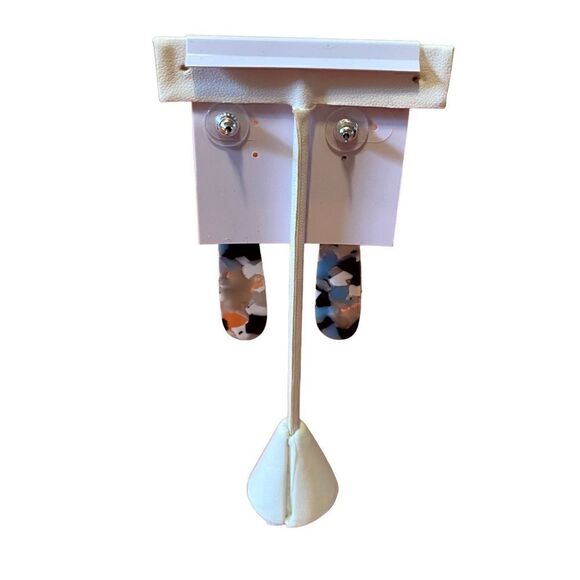 Gorgeous Artisan Designed & Hand Crafted polymer Clay Long Drop Earrings. - Picture 4 of 6